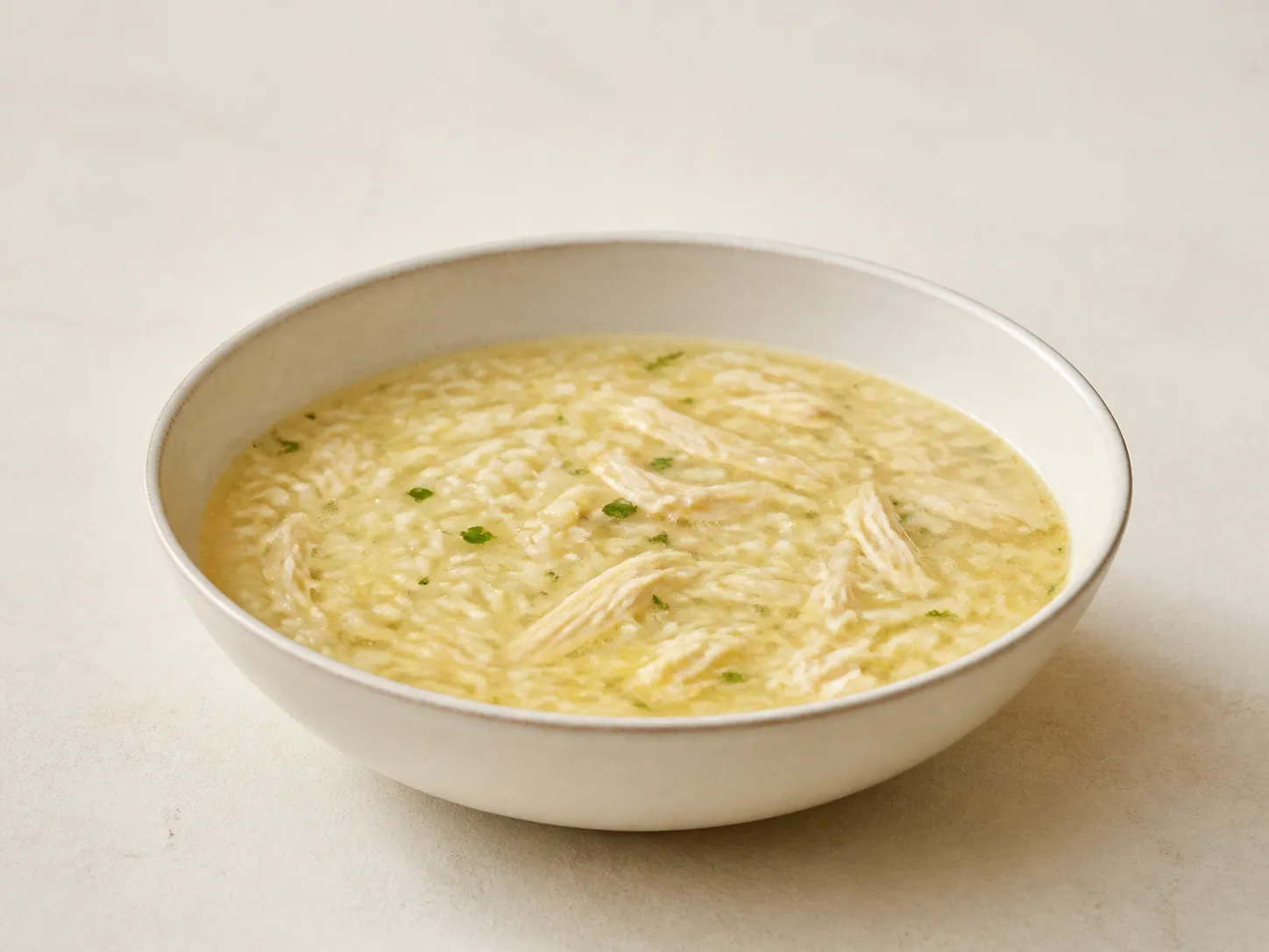 Лимонный куриный суп с рисом